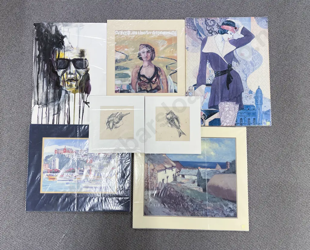 Qty of Assorted Prints and Originals Image 1++