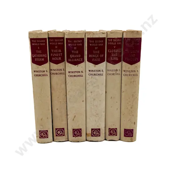 The Second World War Winston S Churchill - Vol 1 to 6