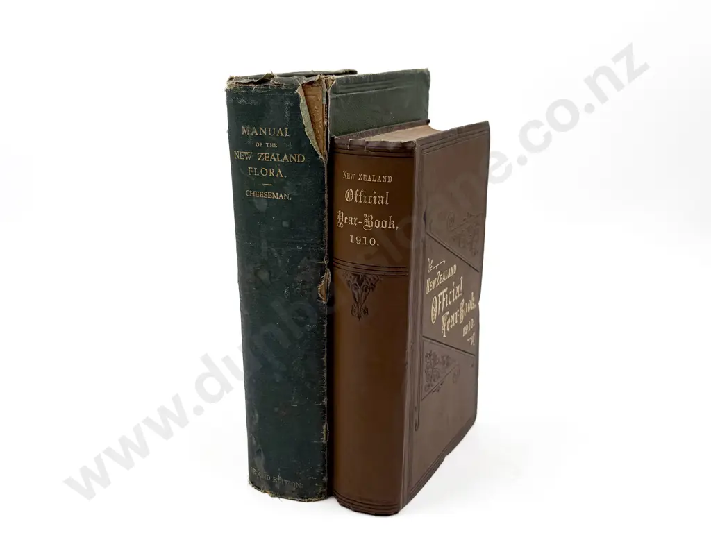 Manual of the NZ Flora - Cheeseman with NZ Official Year Book 1910 Image 1++