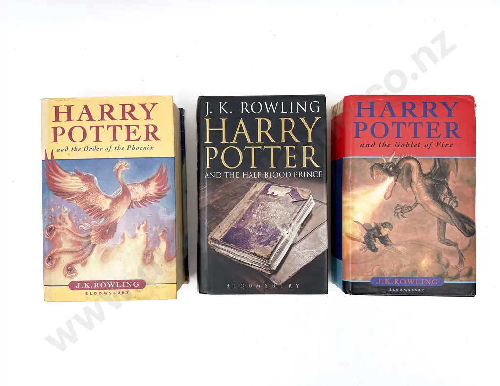 Three Australian First Edition Harry Potter Books Image 1++