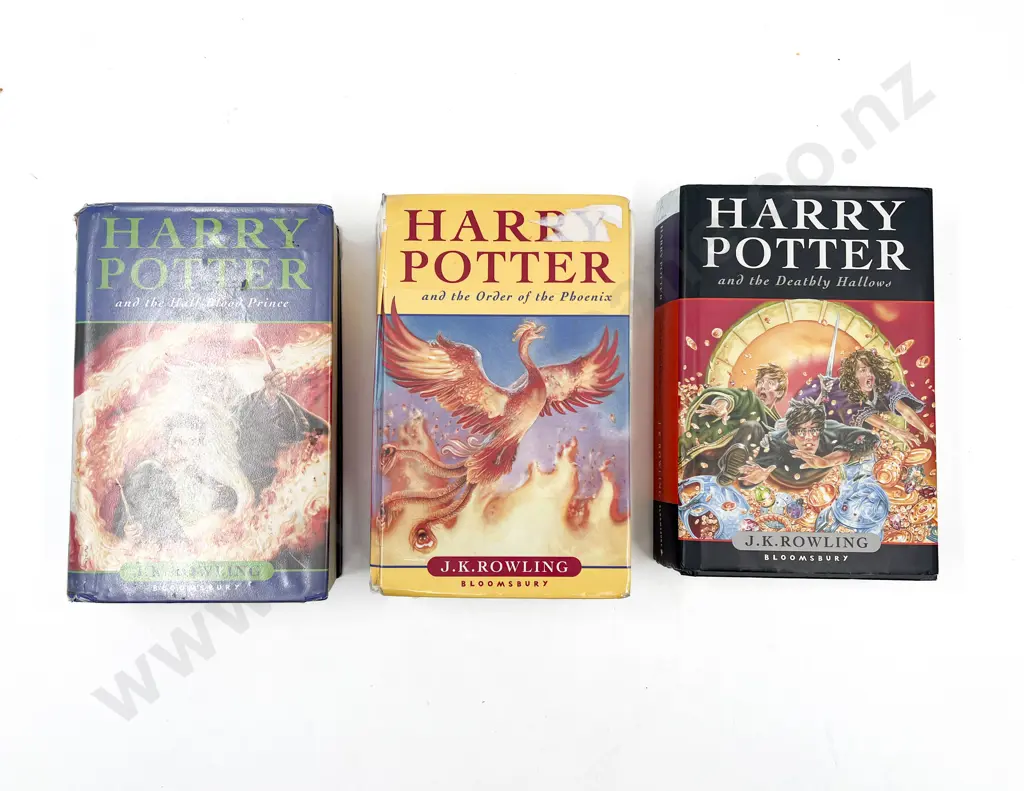 Three Australian First Edition Harry Potter Books Image 1++