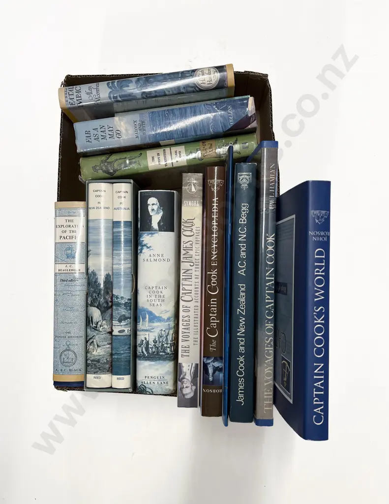 Box of Assorted Captain Cook Reference Volumes Image 1++
