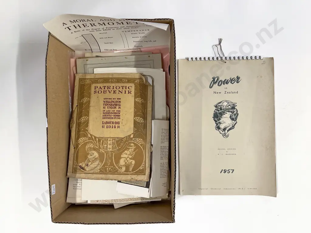 Box of Assorted Vintage References etc Image 1++