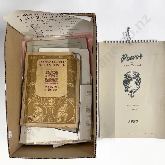 Box of Assorted Vintage References etc