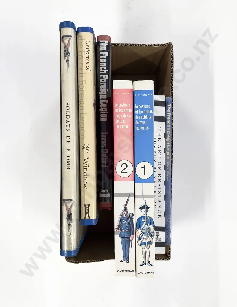 Box of Assorted Military Reference Image 1++