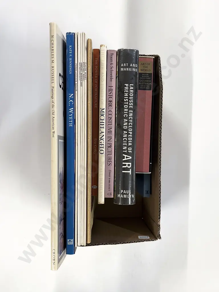 Box of Assorted Art Reference Image 1++