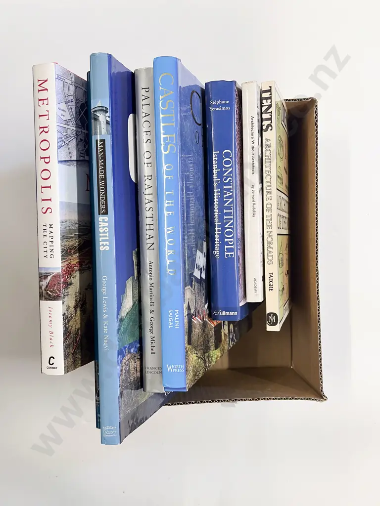 Box of Assorted Castle Reference Volumes Image 1++