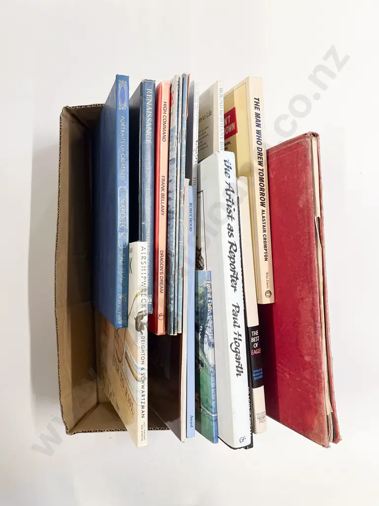Box of Assorted Books Image 1++