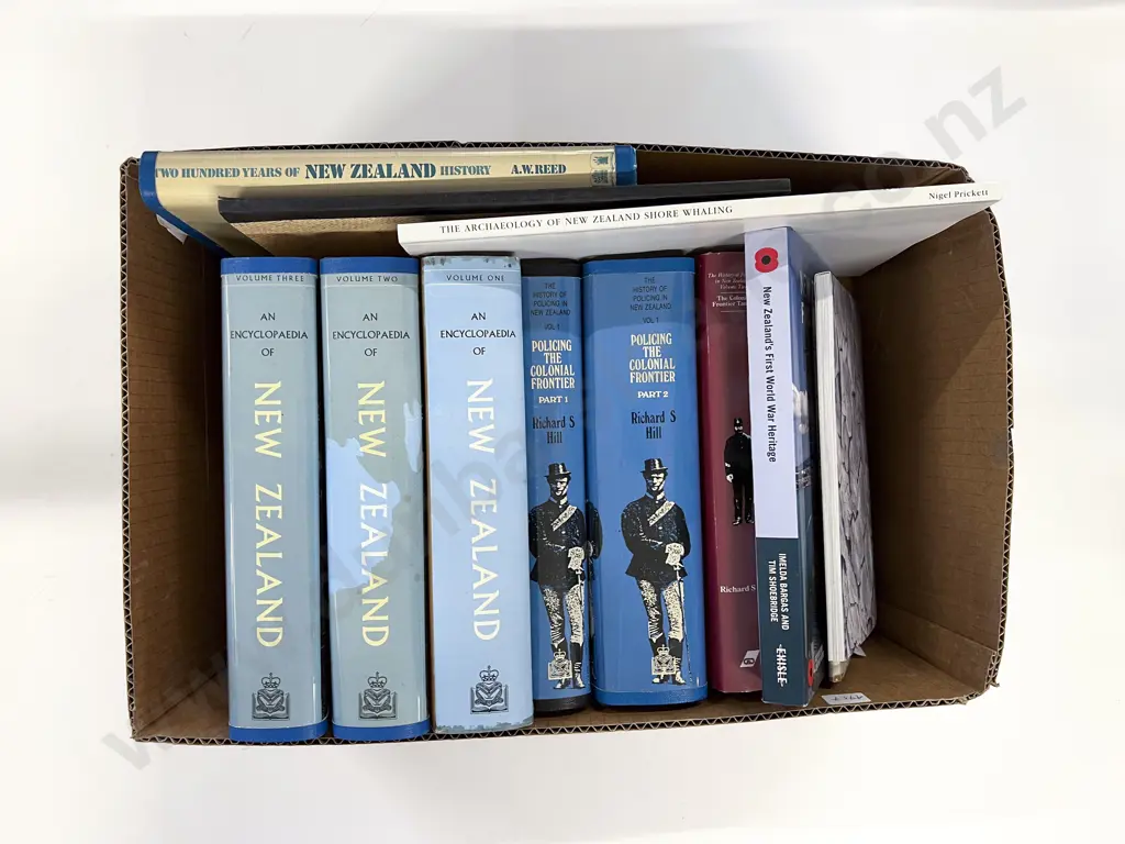 Box of Assorted NZ and Military Reference Image 1++