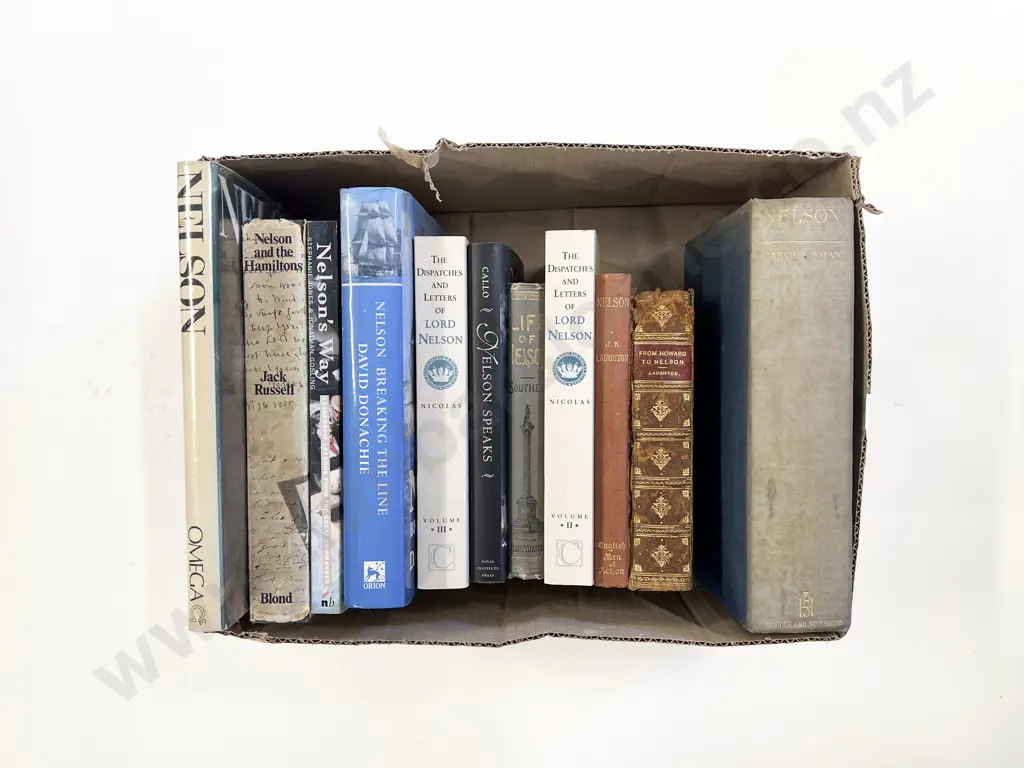 Box of Assorted Lord Nelson Reference Volumes Image 1++