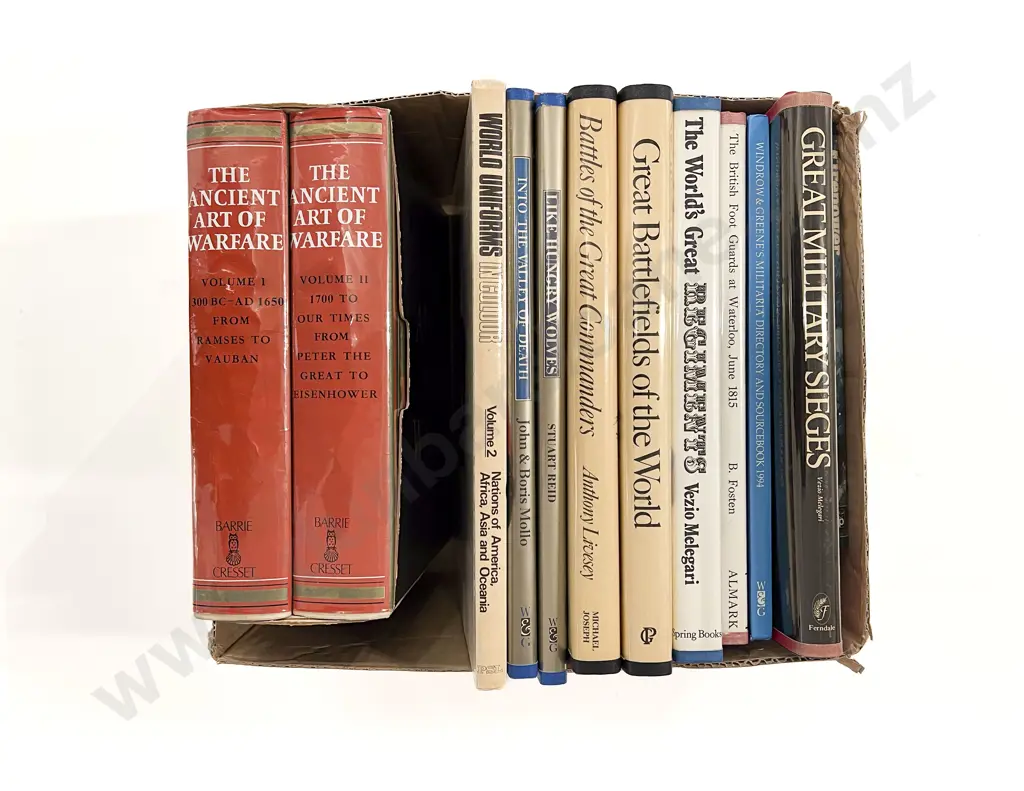 Box of Assorted Military Reference Image 1++