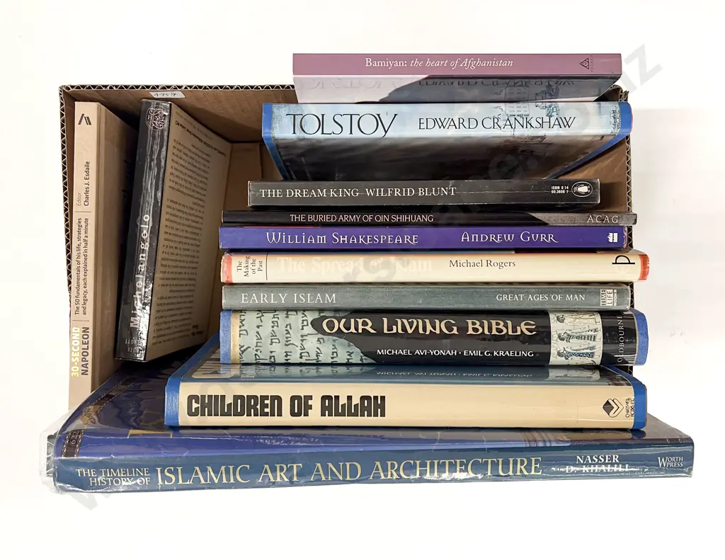 Box of Assorted Books Image 1++