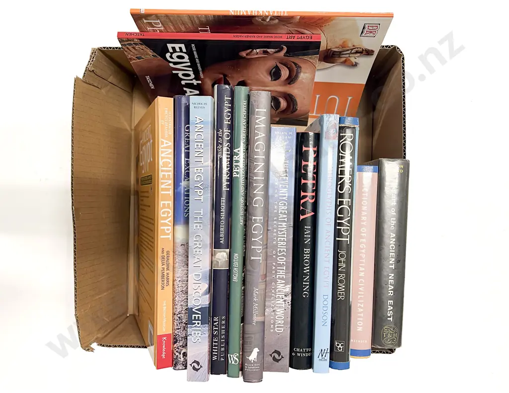 Box of Assorted Egypt Related Reference Image 1++