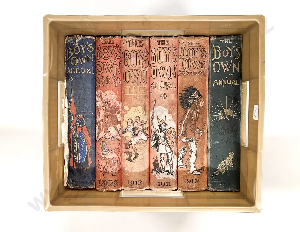 Six Assorted Boys Own Annual Volumes Image 1++