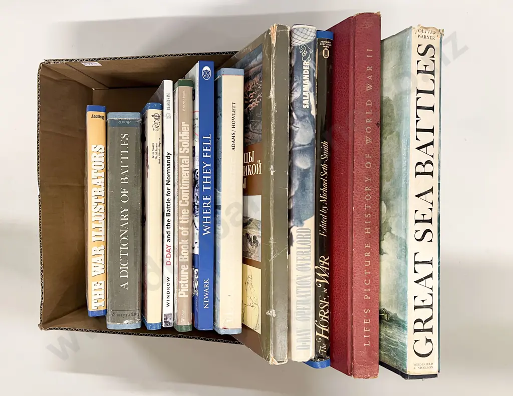 Box of Assorted Military Reference Image 1++