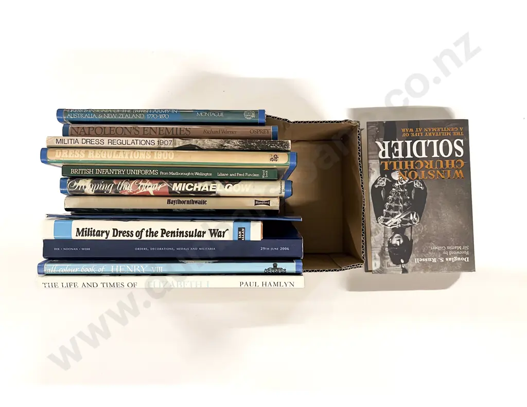 Box of Assorted Military Reference Image 1++