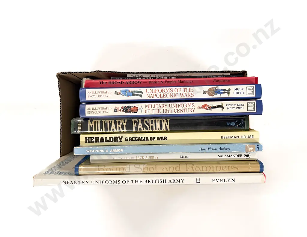Box of Assorted Military Uniform Reference Image 1++