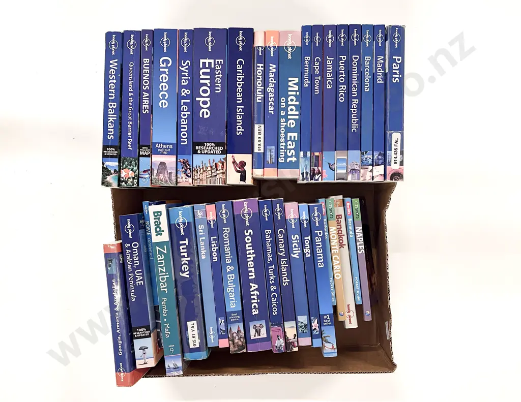 Box of Assorted International References Image 1++