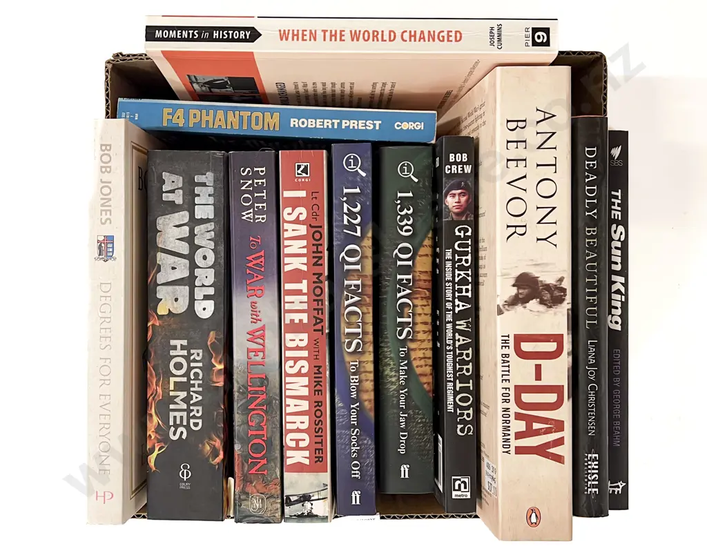 Box of Assorted War Reference Volumes Image 1++