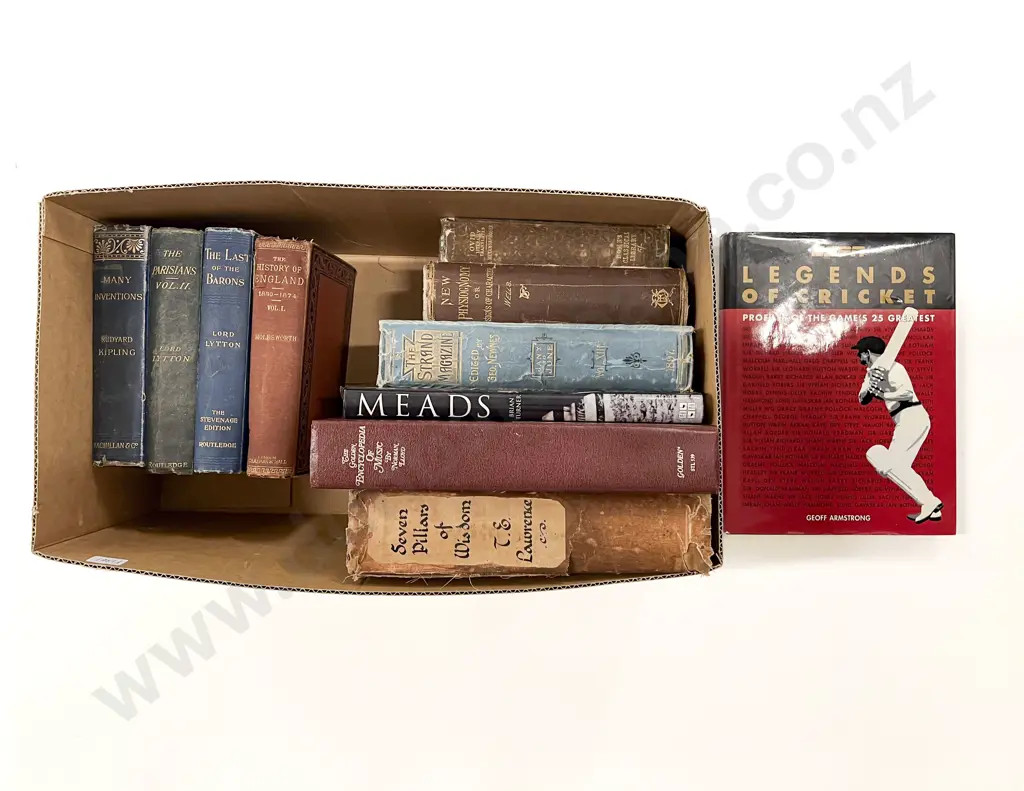 Box of Assorted Vintage Books etc Image 1++