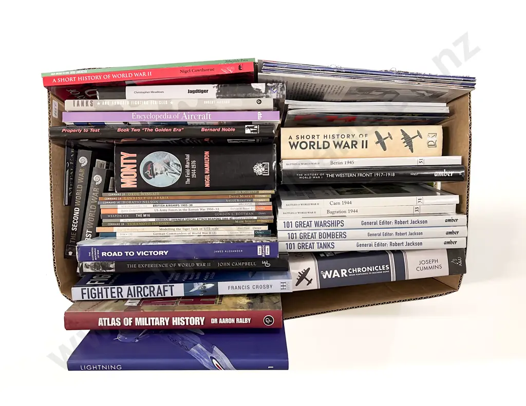 Box of Assorted Military Reference Image 1++