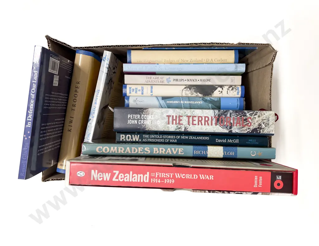 Box of Assorted Military Reference Image 1++