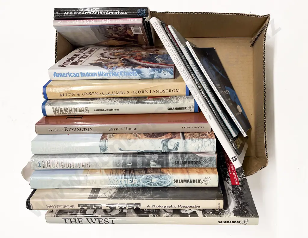 Box of Mostly Native American Volumes Image 1++