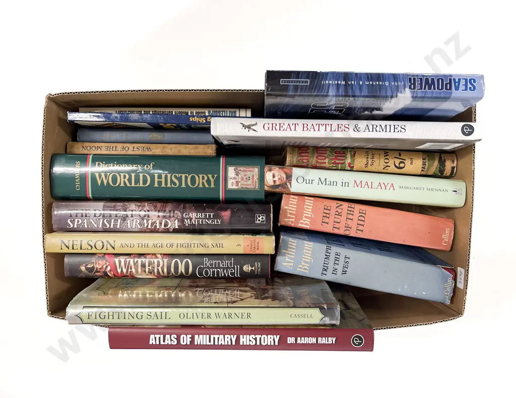 Box of Mostly Military Reference Image 1++