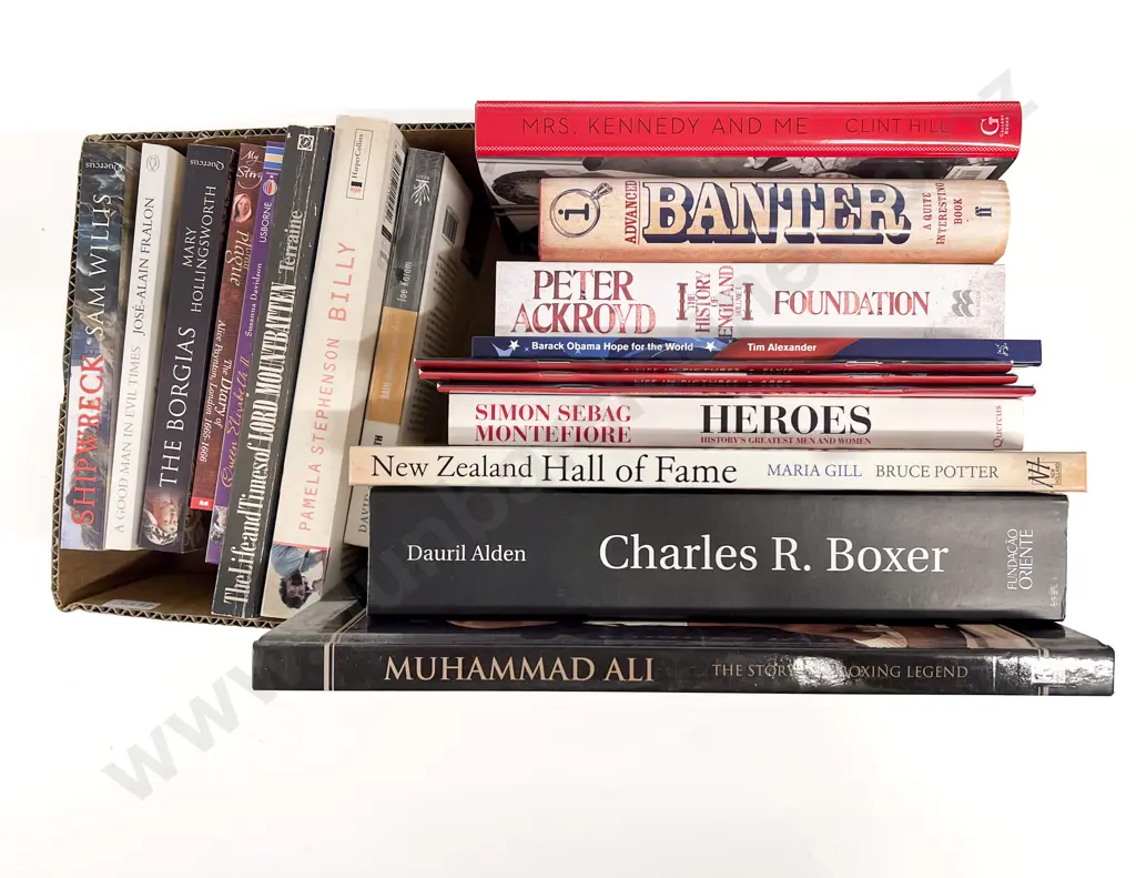 Box of Assorted Books Image 1++