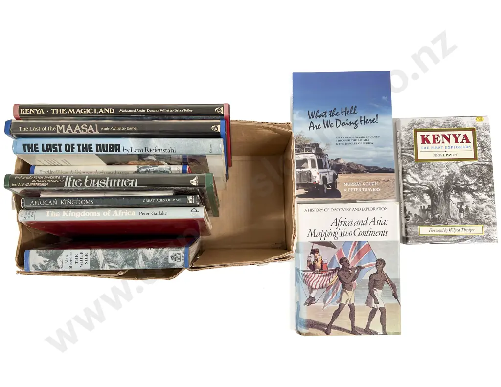 Box of Mostly African Reference Volumes Image 1++