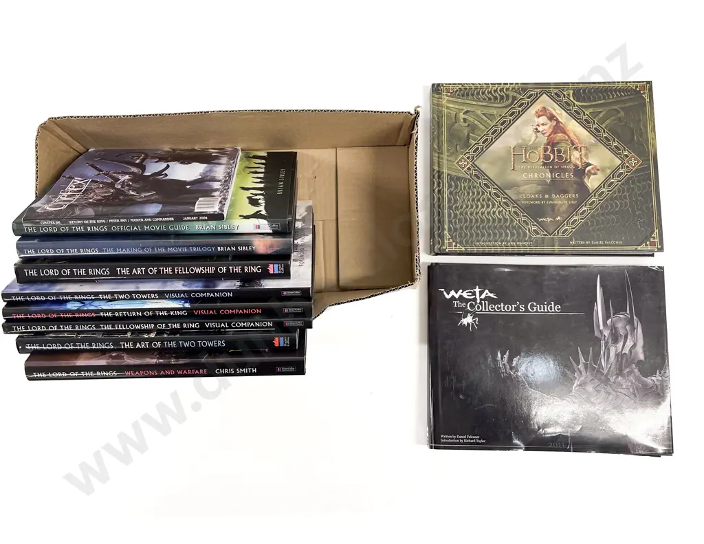 Box of Mostly Lord of The Rings Reference Volumes Image 1++