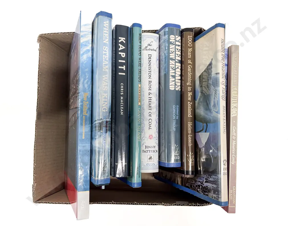 Box of Assorted NZ Reference Volumes Image 1++