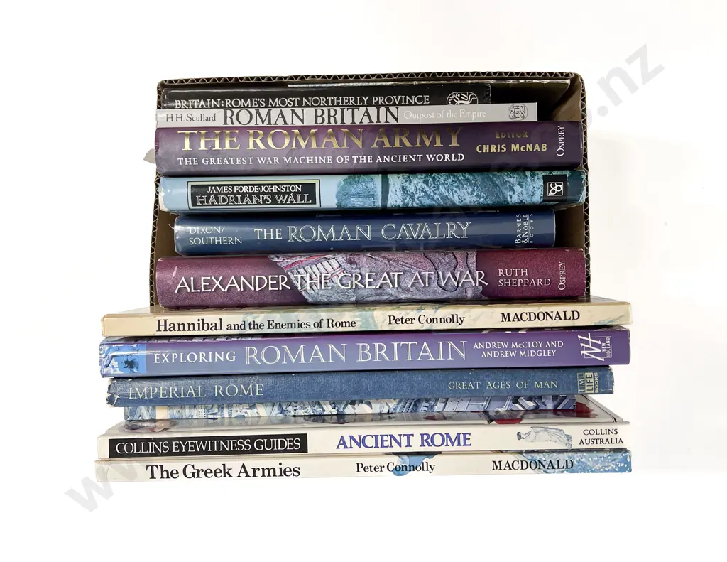 Box of Assorted Ancient Rome Reference Volumes etc Image 1++