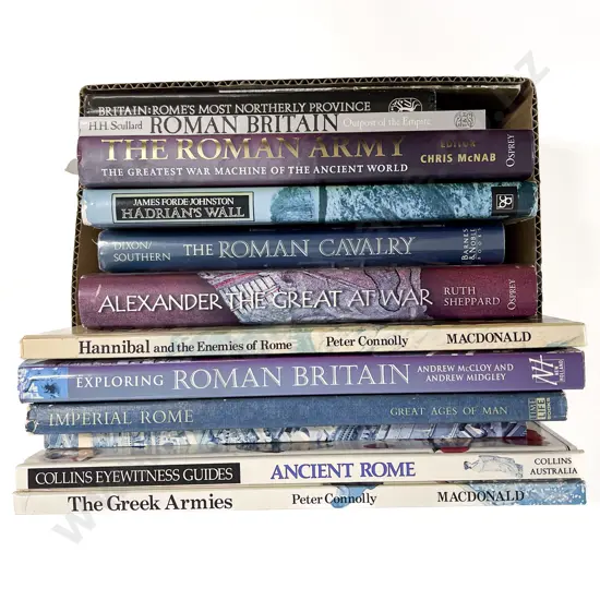 Box of Assorted Ancient Rome Reference Volumes etc