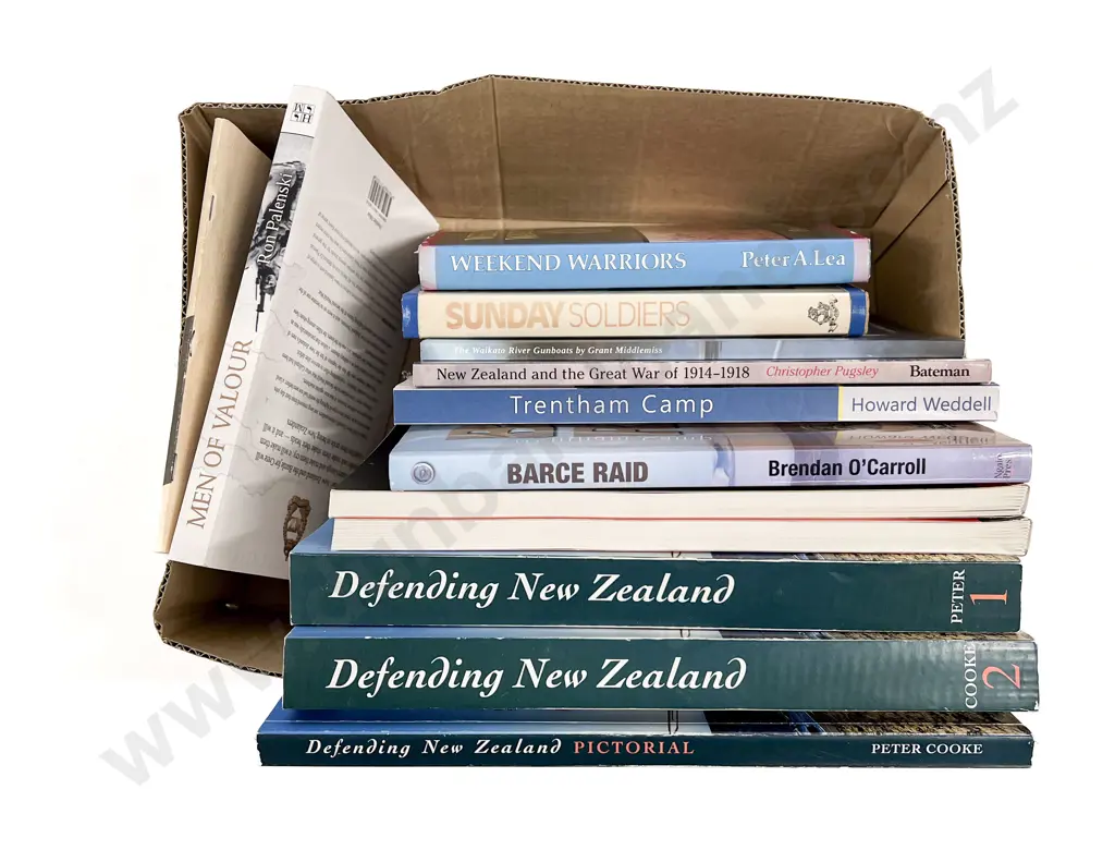 Box of Assorted NZ Military Reference Image 1++