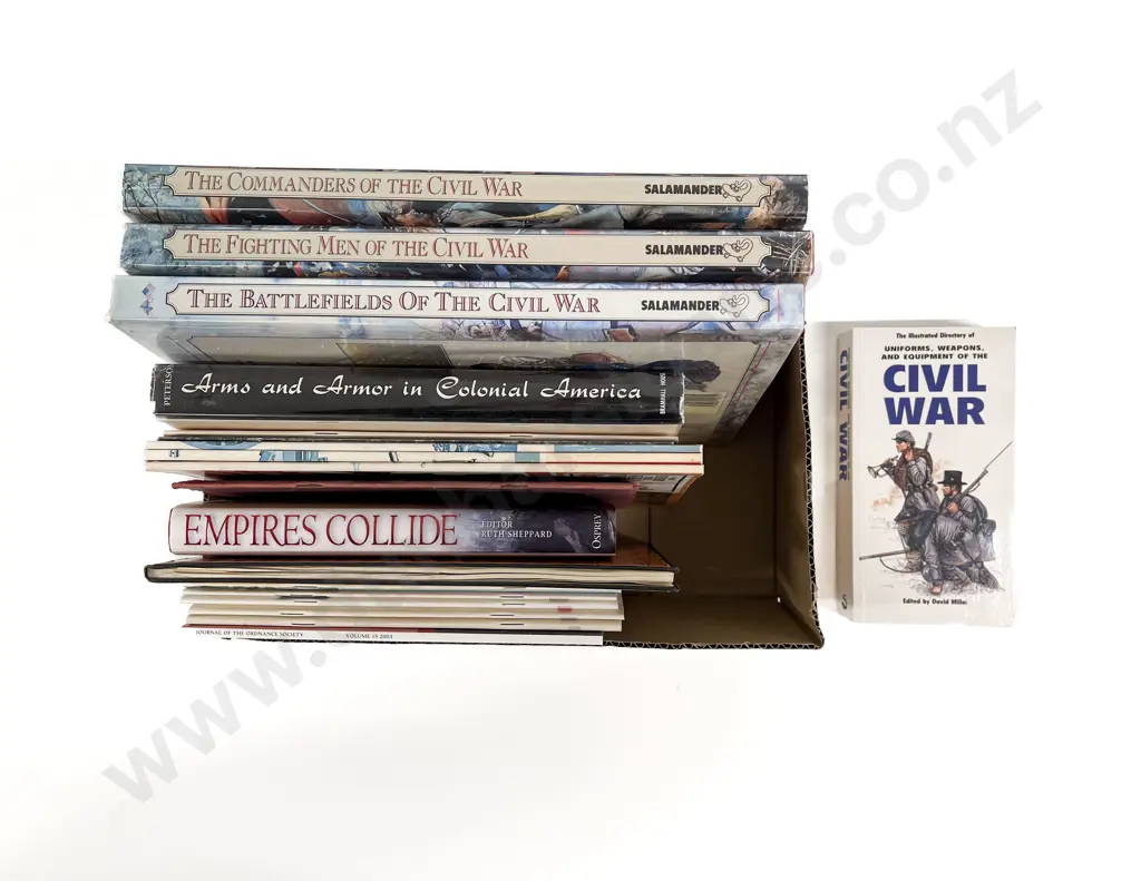 Box of Assorted Military Reference Image 1++