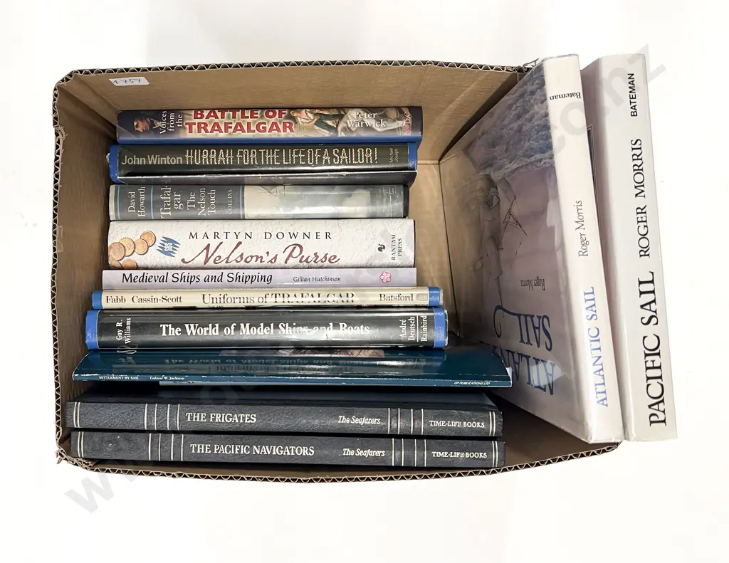 Box of Assorted Maritime Reference Image 1++