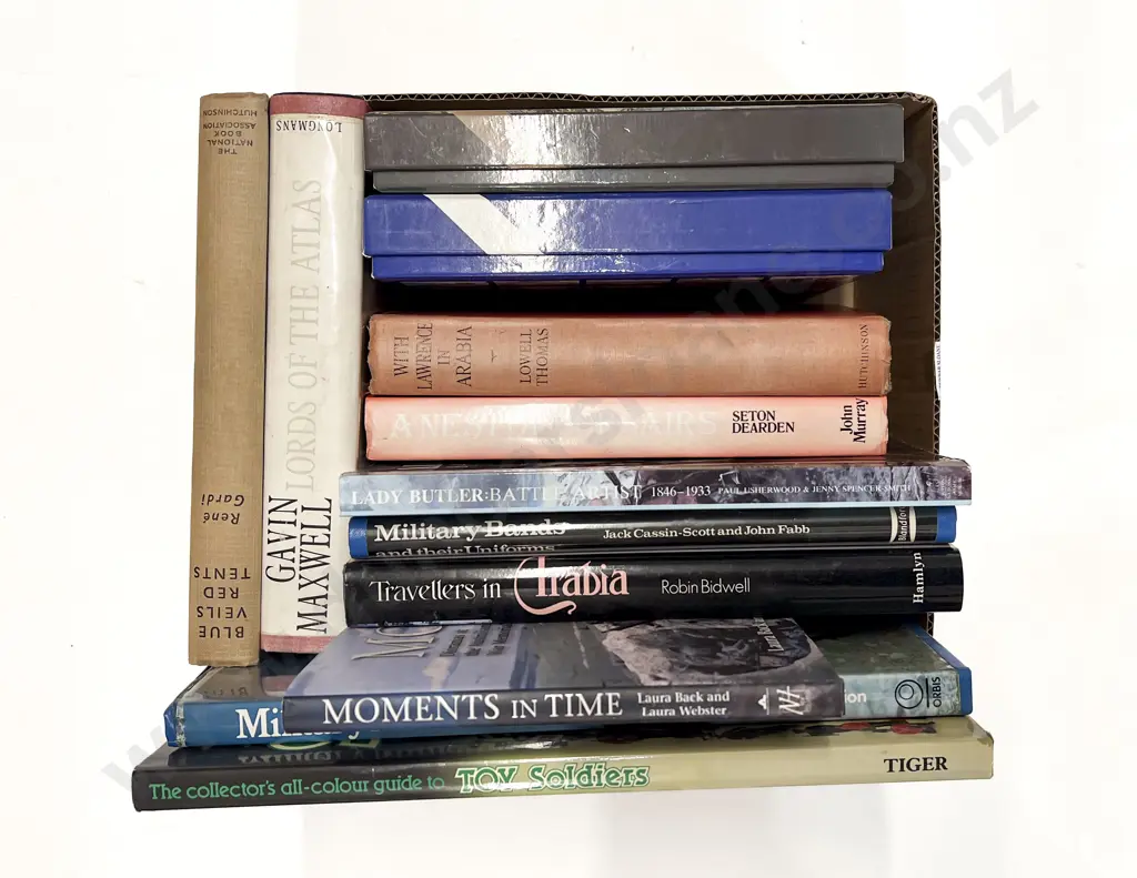 Box of Assorted Books Image 1++