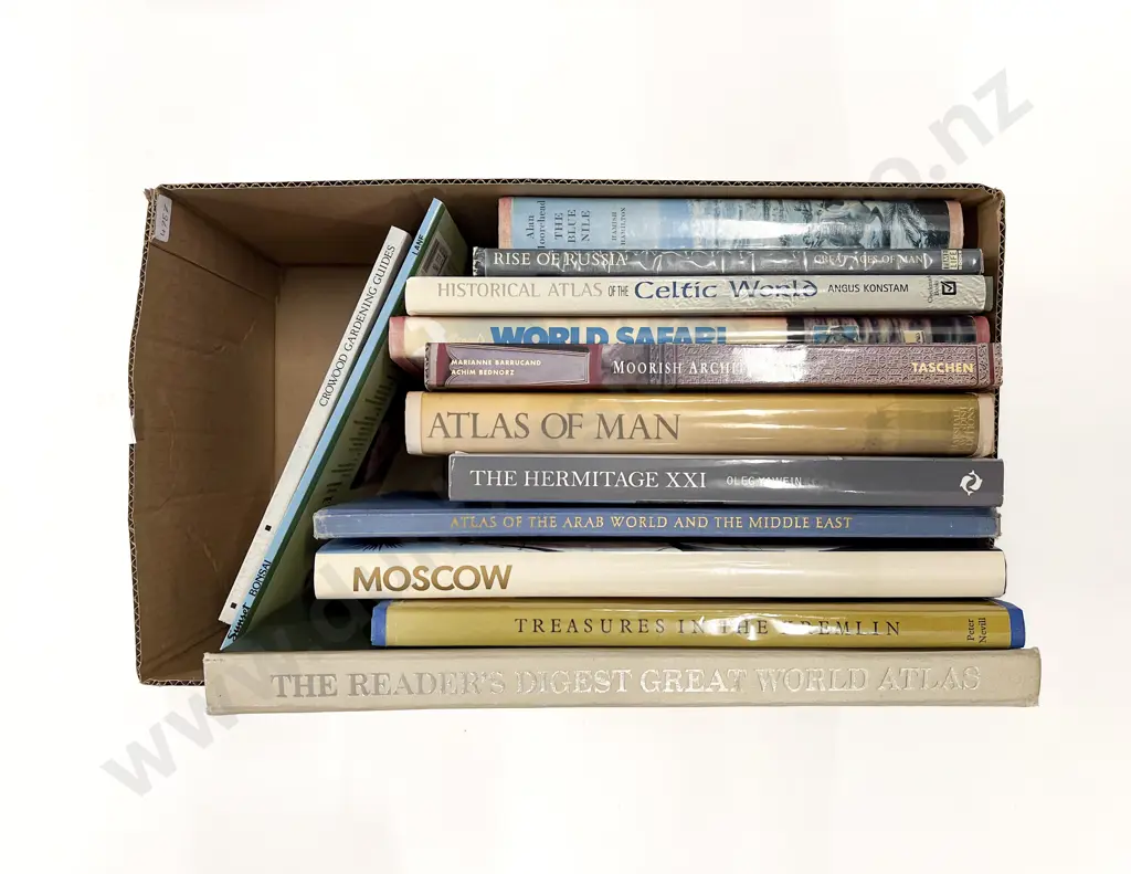 Box of Assorted Books Image 1++