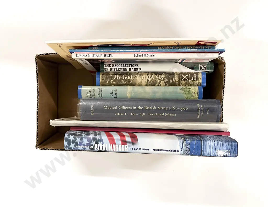 Box of Assorted Military Reference Image 1++