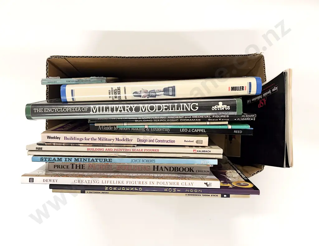 Box of Assorted Military Reference Image 1++