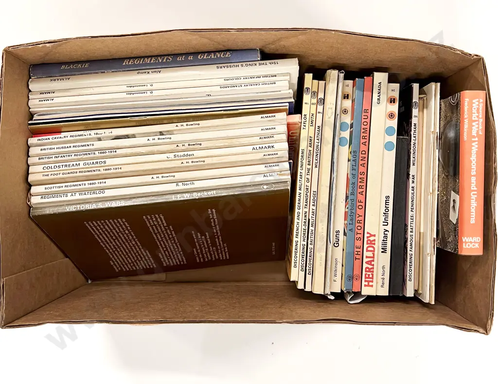 Box of Assorted Military Reference Image 1++