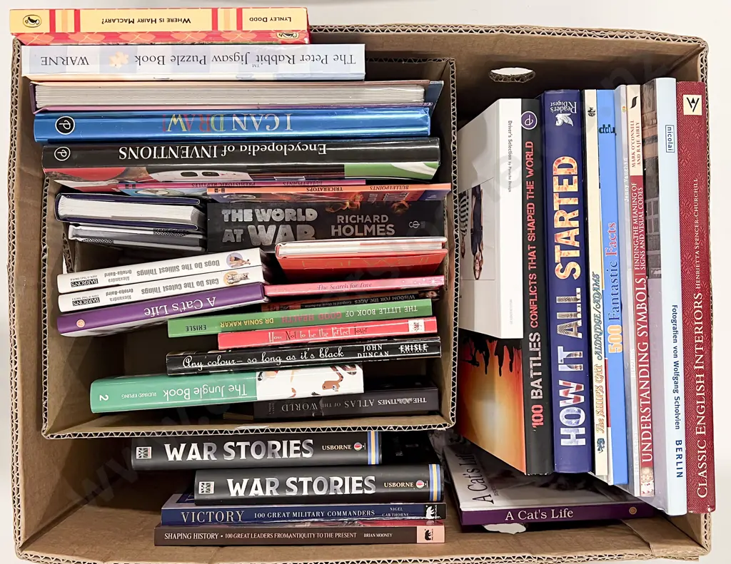 Box of Assorted Military Reference Image 1++