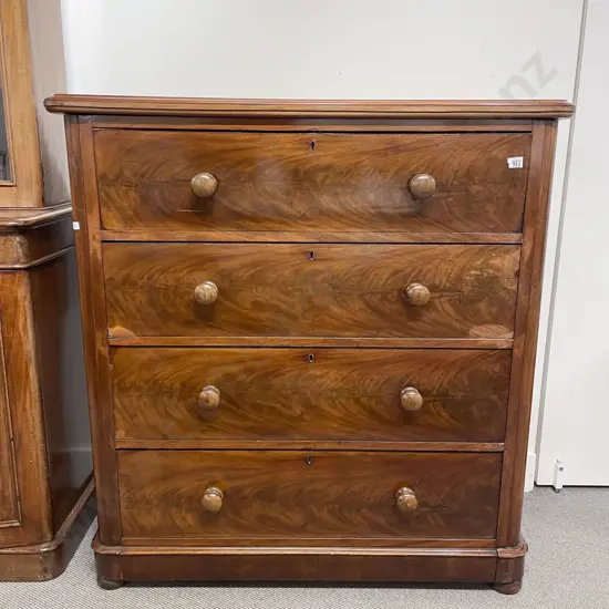Victorian Mahogany Secretaire Chest of Drawers
