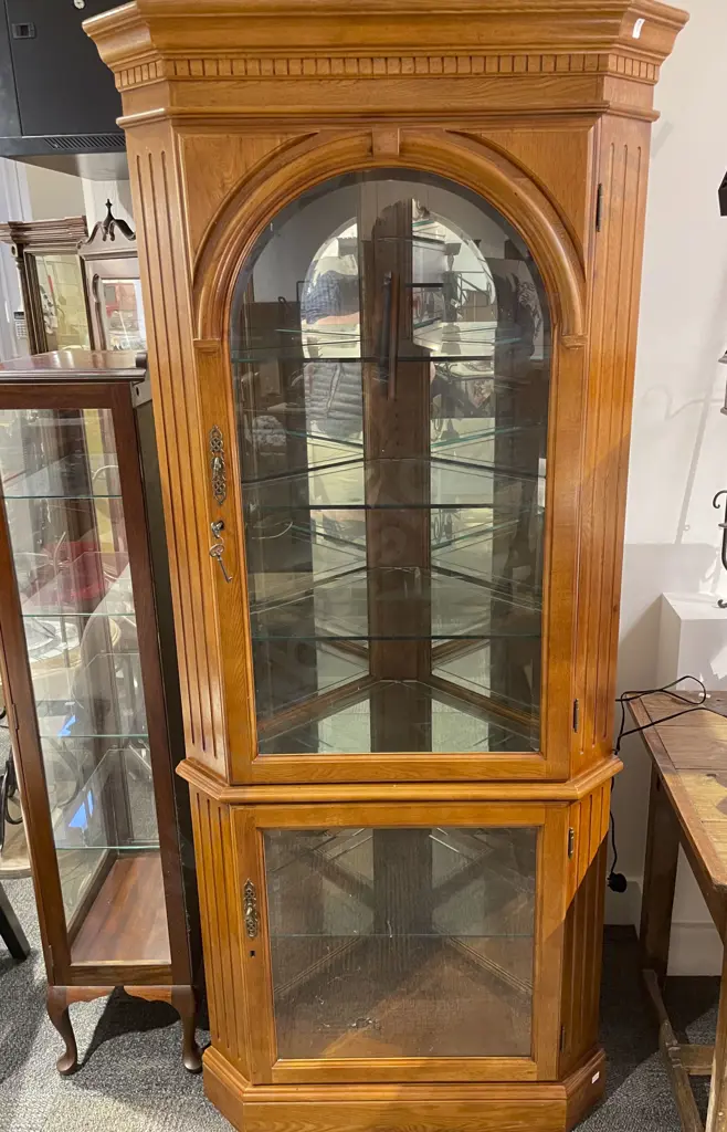 Modern Corner Display Cabinet Image 1++