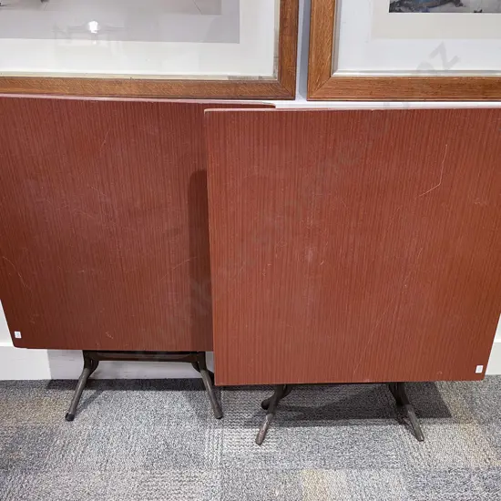 Pair of Formica Top Folding Tables