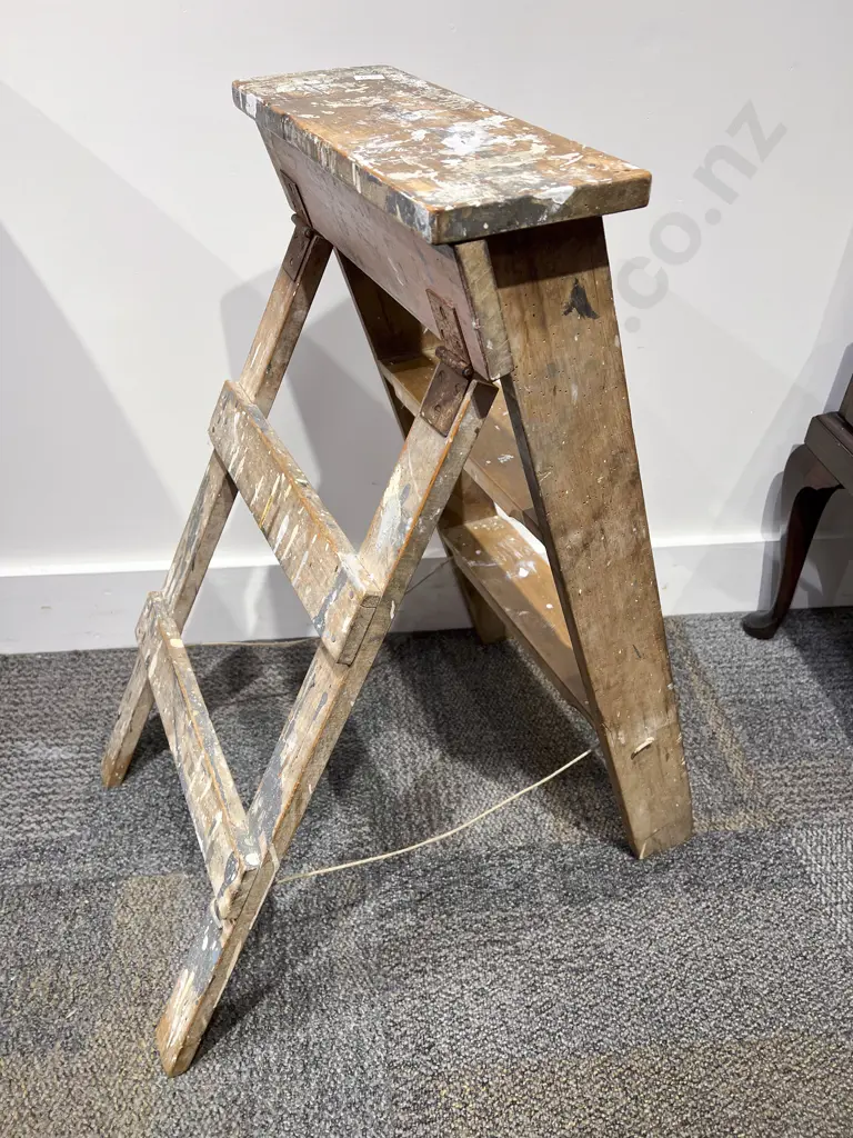 Small Folding Wooden Steps Image 1++