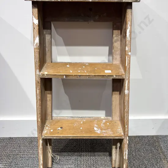 Small Folding Wooden Steps