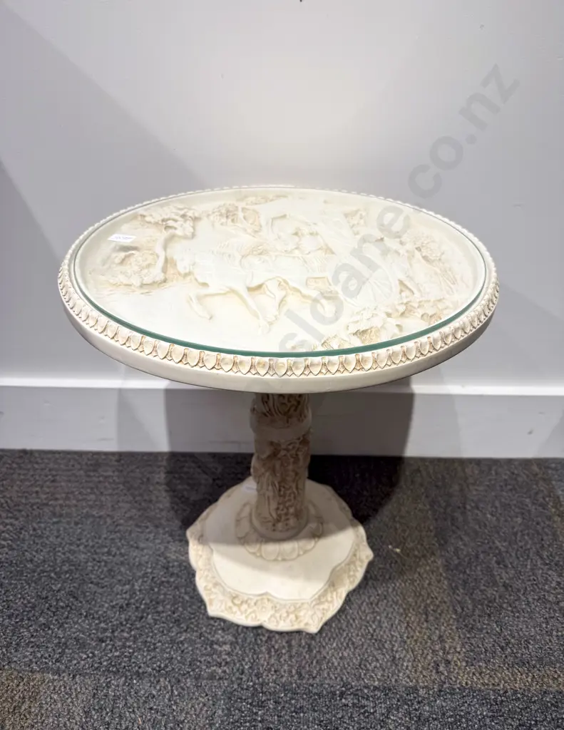 Japanese Moulded Resin Occasional Table Image 1++
