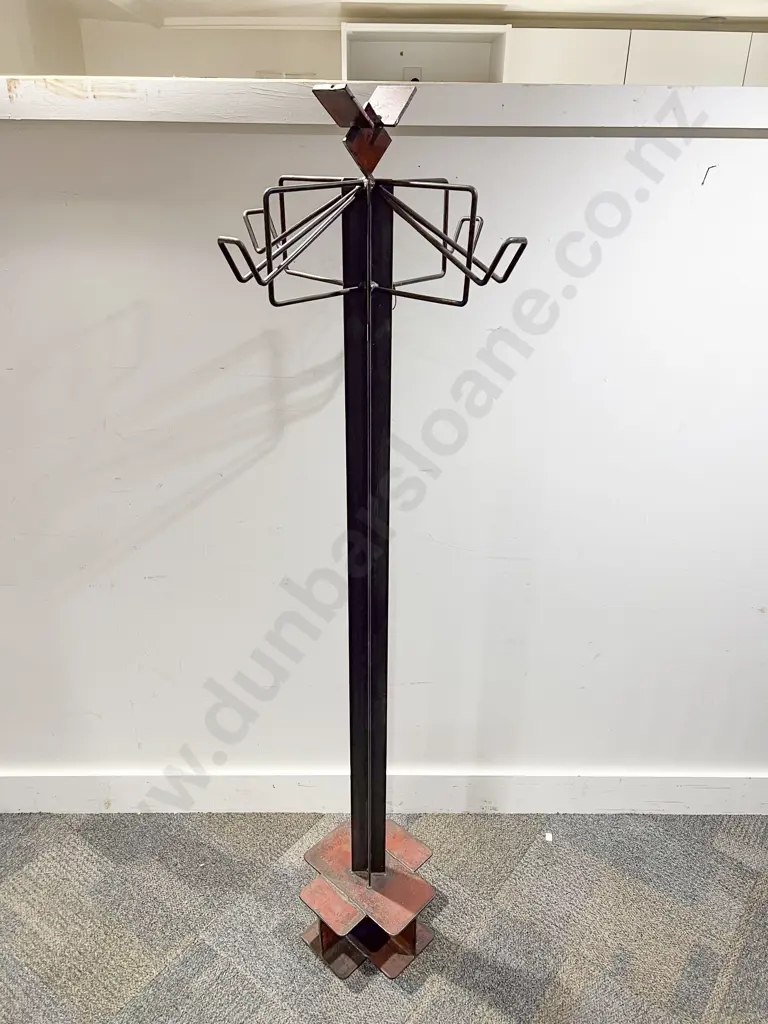 Industrial Welded Metal Coat Stand Image 1++